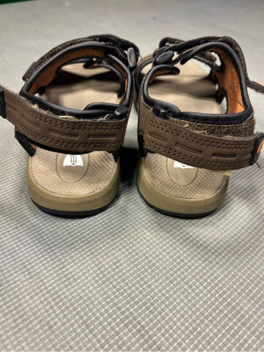 London Underground Kids Ralphie Sport Sandals Brown Size ЗM